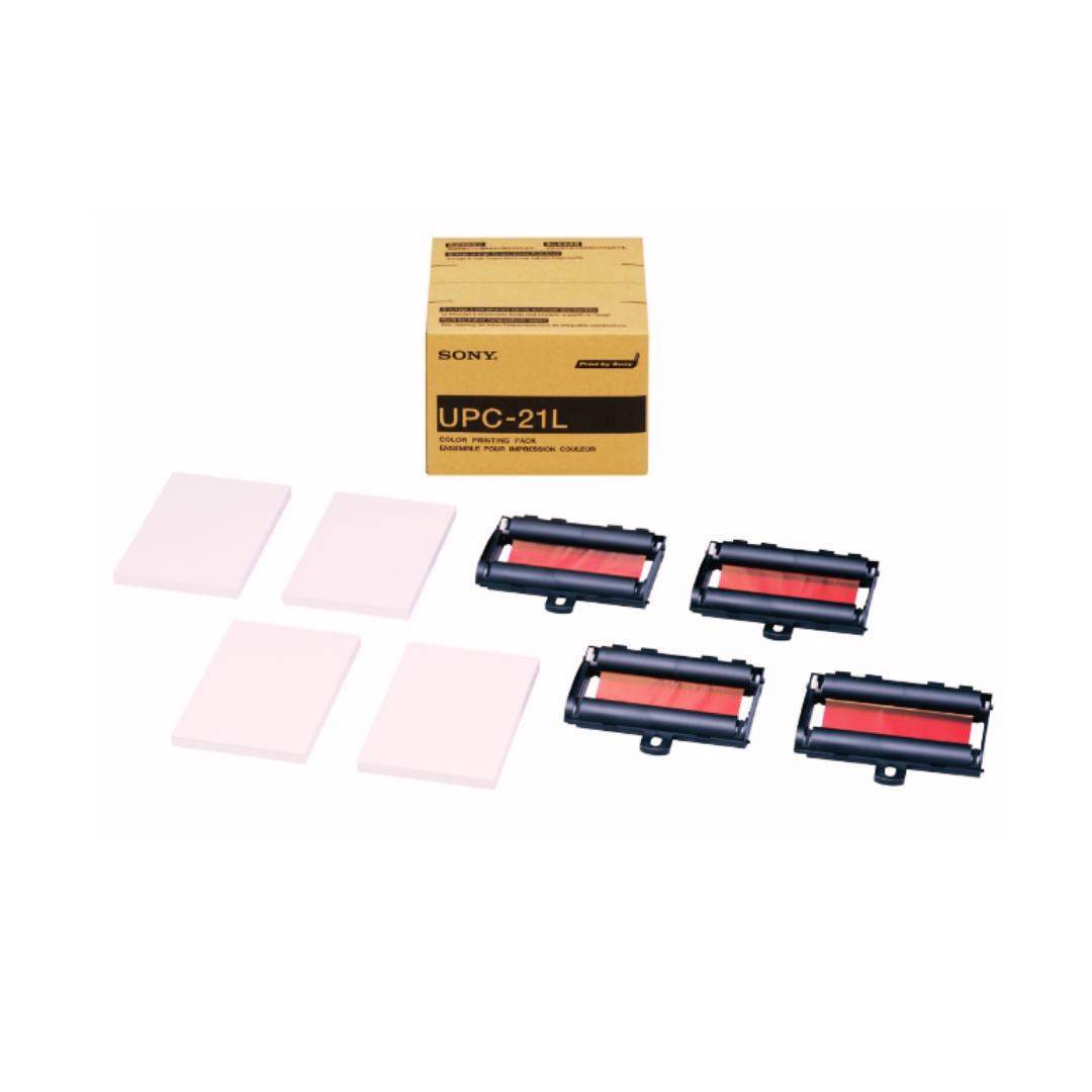Sony UPC-21L A6 Color Print Pack For UP-D25MD Color Printer